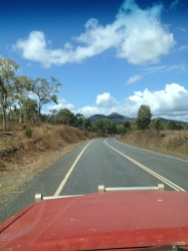 On the way to Wallaby Creek past Black Mountain National park